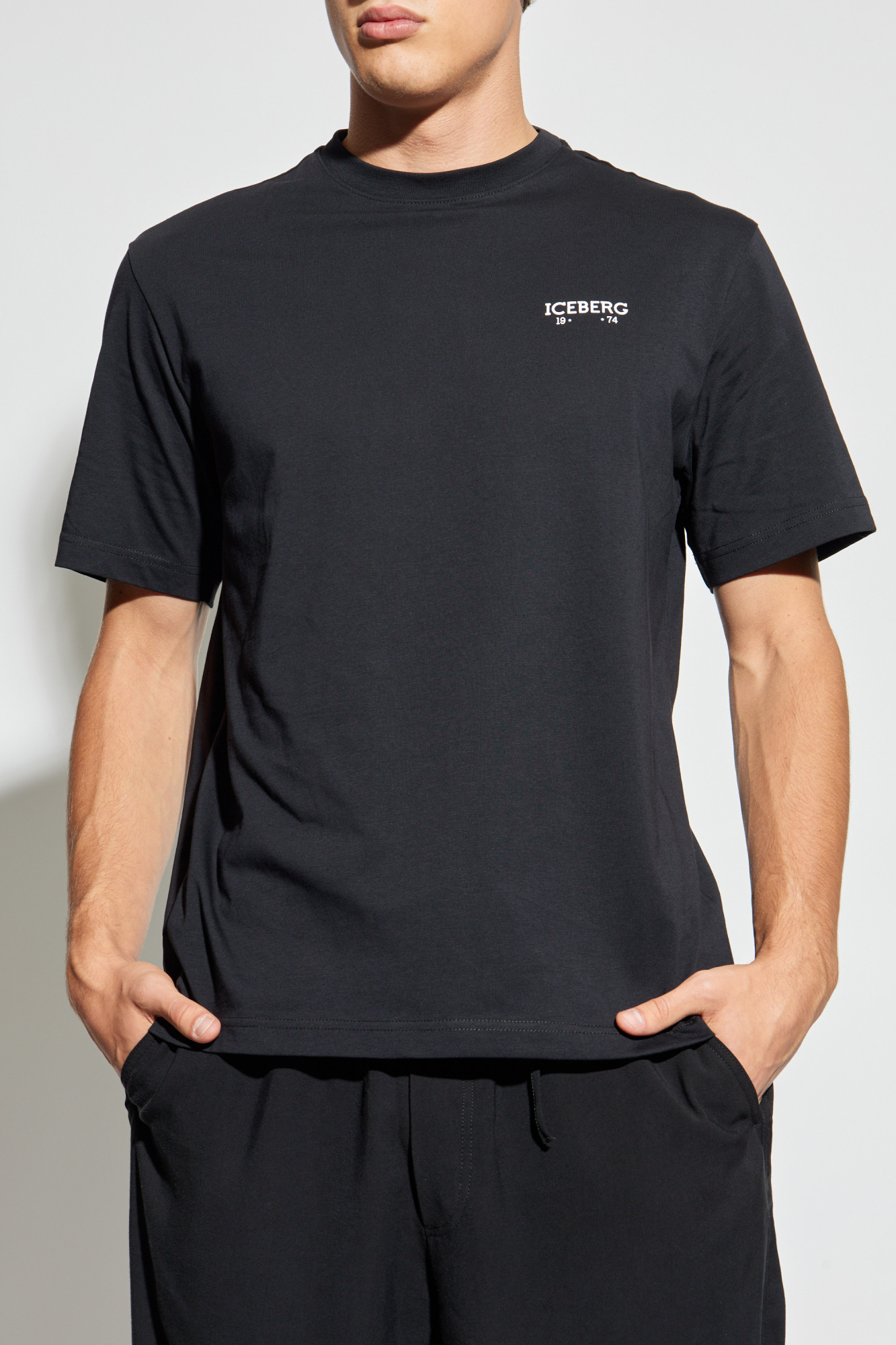 Iceberg T-shirt with logo | Men's Clothing | Vitkac